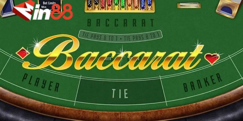 Cách chơi Baccarat tại nhà cái Min88 đơn giản. 