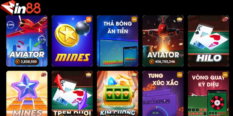 Chuyên mục game nhanh hấp dẫn tại MIN88